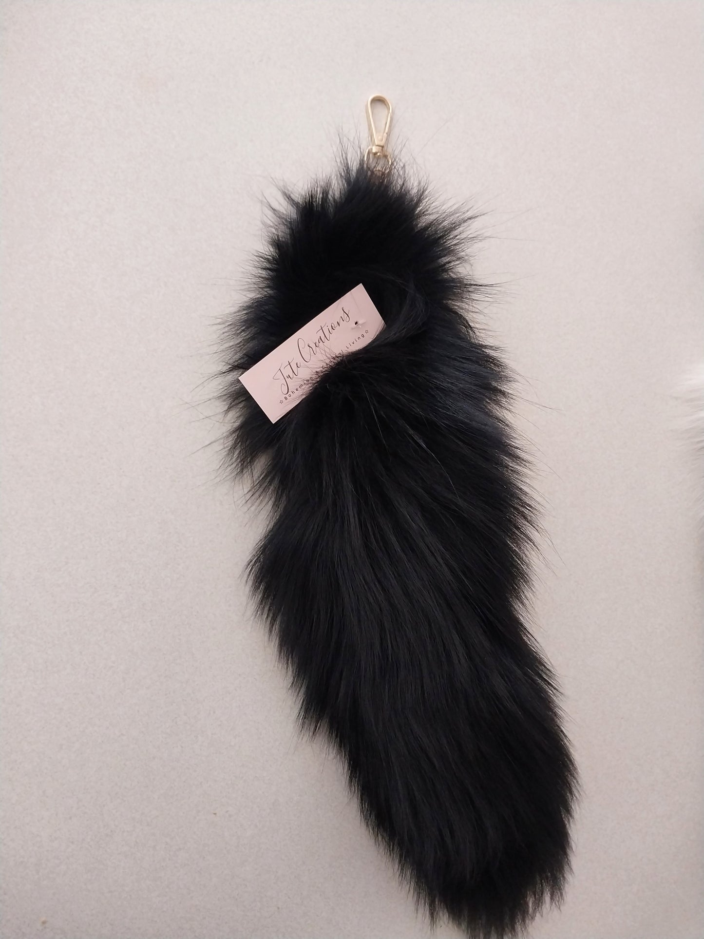 Faux fox tail - Black