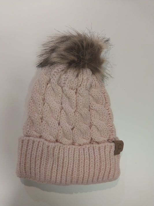 Light pink beanie