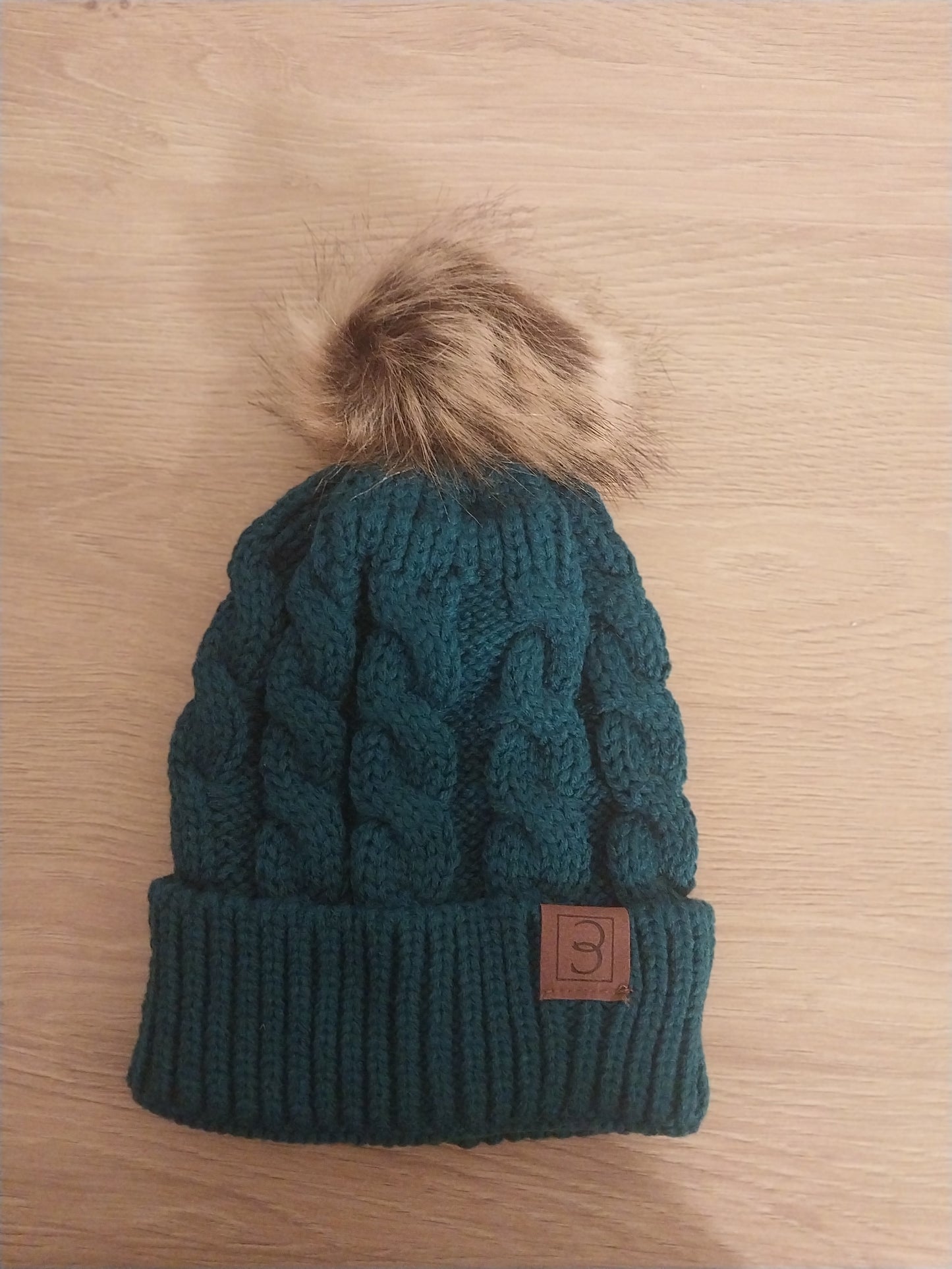 Teal beanie