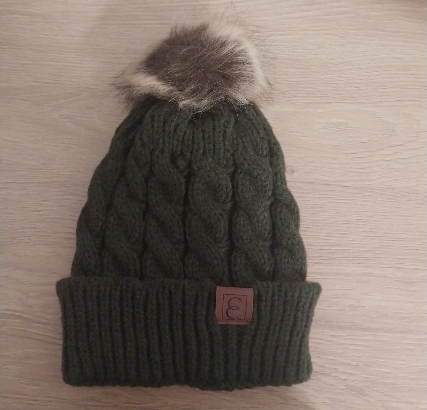 Khaki beanie