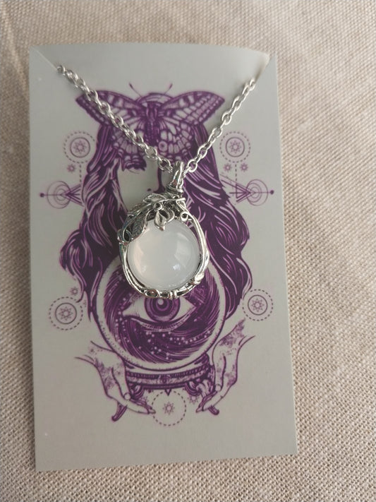 Moonstone necklace