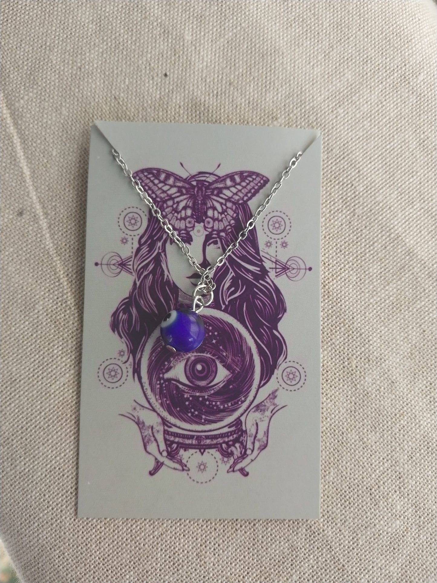 Evil eye necklace