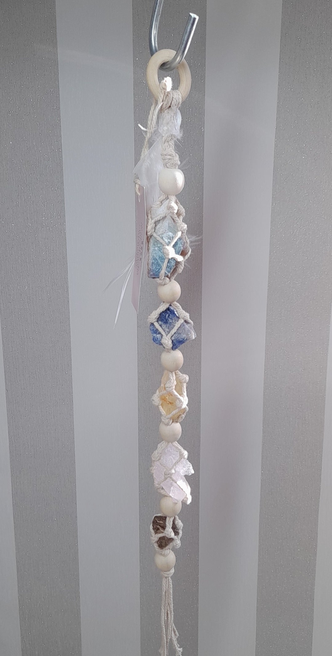 Angel crystal hanging string